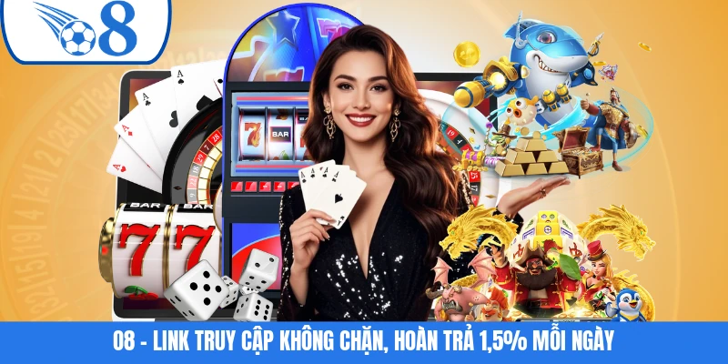 O8 - Link Truy Cập Không Chặn, Hoàn Trả 1,5% Mỗi Ngày